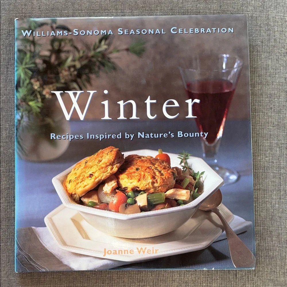 Vintage Williams Sonoma Nature's Bounty WINTER Hardcover Cookbook Color Photos